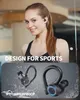 Écouteurs sans fil Bluetooth 5.1 casque pour le sport 50 heures de lecture HiFi stéréo écouteurs antibruit écouteurs avec micro