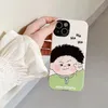 デザイナーシリコン電話ケースカップルiPhoneに適したかわいい漫画