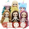 Dolls Icy DBS Blyth Doll Doll White Skin Gloste Face Matte Corpo com o conjunto de manuse