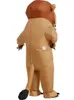 Halloween mascot Costume Adult Funny Cartoon Animal Lion Costume Doll Props Full Body Lion Inflatable Clothing