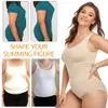 Taillen-Bauch-Former Shapewear für Frauen in Übergröße Kontrollieren Sie den eingebauten BH, der Tanktops formt, die den Körper komprimieren, Unterwäsche 230425