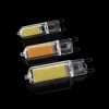 ミニLED G9電球5W 7W 10W Cob Glass 110V 220V LEDランプペンダント照明器具装置シャンデリア