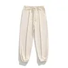 Men's Pants Mens Corduroy Elastic Waist Sweatpants Vintage Loose Slim Scrub With Pockets