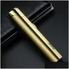 Smoking Pipes Arrival Genuine Aomai Compact Jet Butane Lighter Torch Grinding Wheel Fire Straight Lighters Cigarette Special Drop De Dh0Ri