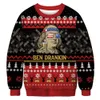 3D Sweatshirts Noel ve Yeni Yıl Tie-Boya Ter Mens Crewneck Hoodies Plus Boyut 004