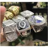 Cluster Rings 14Pcs 2011 - 2023 Year Fantasy Football Team Champions Championship Ring With Wooden Box Souvenir Men Fan Gift 2022 Drop Dhqn7