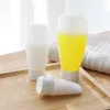 Zeepdispenser 3 stks / partij Draagbare Knijp Split Reizen Zachte Lotion Fles Druk Gezichtsreiniger Douchegel Shampoo Plastic Pak