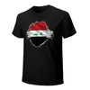 Erkekler Tişörtleri Daha Fazla Tasarım Irak bayrağı Iraklar Erkekler Tshirt Tees T-Shirt O-Yelleck Kadın Giyim Pamuk