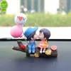 Ny bildekoration Bil Air Outlet Clip Cute Cartoon Par Action Figur Ballong Ornament Auto Interior Dashboard Accessoarer