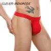 Perizoma sexy da uomo con perizoma posteriore a G, intimo con custodia rigonfia, bikini elasticizzato, con grandi mutandine traspiranti convesse a U