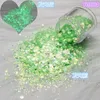 Nail Glitter 50 g 12 Farben leuchtende Pailletten, die im Dunkeln leuchten, glitzernde Füllstoffe für DIY-Epoxidharzformen, Kunsthandwerk, Füllung, DecoratiNail