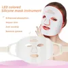 4 Cores LED Luz Vermelha Rosto Infravermelho Facial Rejuvenescimento Da Pele Controle de Óleo Anti Inflamação Cicatriz 240pcs Leds Photon NIR Light Repair Vermelhidão Anti Rugas