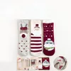 Chaussettes pour enfants 3 Noël enfants chauds pour filles garçons bébé mignon tricot infantile garçon épais bambin fille chaussette thermique enfant 231124