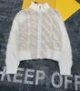 maglione lavorato a maglia da donna di marca abbigliamento firmato per donna top autunnali moda Lettera logo giacca a maniche lunghe da ragazza caldo cardigan girocollo Nov25