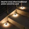 Gräsmattor 4st Solar Garden Lights Outdoor LED Solar Ground Lights Waterproof Landscape Pathway Floor Under Spot Lamp Decoration Lighting Q231125