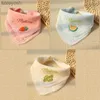 Bibs Burp Cloths Cotton Baby Bibs Tulle Cute Custom Scarf Saliva Towel Newborn 0-2 Years Old Breastfeeding Burping ClothL231125