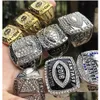 Clusterringen 9-delig 2011 12 13 Fantasy Football Team Champions Championship Ring Set Souvenir Mannen Fan Gift Drop Delivery Sieraden Ring Dhc2P