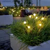 Lawn Lamps Solar LED Light Outdoor Garden Decoration Landscape Lights Firework Firefly Lawn Lamps Country House Terrace Balcony Decor Lamp Q231125