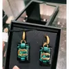 Fashion trend Small fragrance letter necklace Emerald diamond necklace The latest short and short choker earrings accessories Brand letters high quality