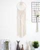 Tapestries Bohemian Hand-woven Tapestry Home Living Room Decoration Circle Tassel Simple Nordic Style Crafts Dream Catcher