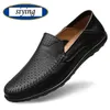 Kleid Schuhe Herren Loafer Mokassins Italienische Atmungsaktive Slip auf Männliche Boot Formale Schuhe Plus Größe Echtes Leder Männer Schuhe Casual luxus Marke 231124