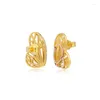 Boucles d'oreilles papillon ajouré, brillant doré, bijoux pour femmes, argent Sterling 925, printemps 2023