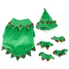 Odzież dla psów elf kostium domowy kostium świąteczny płaszcze dla psa z kapeluszem Halloween Cosplay Cosplay Ubrania dla zwierzaka Cosplay Cosplay Costume Produkty 231124