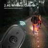Télécommande sans fil LED lumière stroboscopique 7 couleurs lampe d'avertissement Anti-Collision lumière USB charge pour moto voiture vélo Scooter