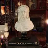 Dekorativa figurer The Lady Gothic Sculpture Woman Statue MacAbre Art Oddities Library Nordic Desktop Harts Home Decor