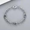 Designer Bracelet Women Lucky Link Charmelet Love Trendy Fashion 925 Sterling Silver Fine Sieraden Elegant Temperament veelzijdig topniveau