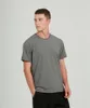 LL-D05 Tenue de yoga T-shirts pour hommes Vêtements de sport Exercice Vêtements de fitness Vêtements de sport Chemise d'entraînement Chemises de course Hauts d'extérieur T-shirt élastique respirant à manches courtes 88