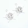 Charms 100st 27 25mm Antik Silver Color Bronze Sun Stars Moon för smycken som gör DIY -resultat F0763