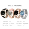 Nouvelle montre intelligente femmes IP68 étanche surveillance de la fréquence cardiaque compatible Bluetooth pour Android IOS Fitness Bracelet Smartwatch