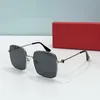 Nieuwe fashion design vierkante zonnebril 0402S metalen frame eenvoudige en populaire stijl high-end outdoor UV400-beschermingsbril