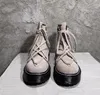 Hög toppkvalitet 2023SS Crazy Tie Rock Boots Platform Trainer Sneaker TPU Sole Boots