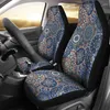 Coprisedili Auto Blu Mandala Coppia 2 Accessori Protezioni Anteriori