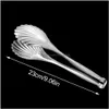 Altri utensili da cucina Pinza per alimenti Pinza in acciaio inossidabile Versatile a forma di conchiglia Pane Cottura Clip Morsetto Griglia per insalata Lx3994 Drop Delivery Dhgdu