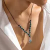 Ketten Hip Hop Herren Halskette Vogel Anhänger Türkis Nische High-End Einfache und modische Schlüsselbeinkette Herrenschmuck Geschenk