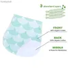 Bavoirs Bavoirs pour bébé Bavoirs unisexes pour bébé 100 % coton biologique Serviettes douces et absorbantes Chiffons pour rots pour nouveau-nés Cadeau de fête prénatale L231125