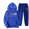 Kurtki męskie męskie fw22 Trapstar Men Men Dame Tracksuit Marka drukowana streetwear Sportswear Warmtwo Set Fourie Spodnie jogging hoo dhgoi