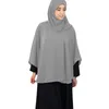 Abbigliamento etnico Tradizionale donna musulmana Preghiera Burkha Khimar Hijab Sopra la testa Scialle Niqab Burqa Mantello arabo con cappuccio Islam Medio Oriente