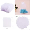 Emballage cadeau Emballage cadeau Dable Sac Beam Bouche Mesh Emballage Sachet DStrings Pochettes Mariage Organza1 Drop Livraison Maison Jardin Festif Par Dhmus