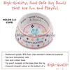 Dog Bowls matare Designer Dog Bowls and Placemats Set Diskmaskin Safe Food Grade Non-Skid BPA-MALAMINE Hållbar EVA-utfodring med FU DHQE1
