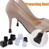 Pièces de chaussures Accessoires 1 paire Silicone Talon Protecteurs Bouchons Latin Stiletto Danse Couvre Antidérapant Haut Talon Chaussures De Mariage De Mariée 231124