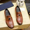 Designer Kleding Schoenen Italiaanse Loafers Heren Schoenen Klassiekers Mocassins Zwart Wit Echt Leer Kantoor Bruiloft Walk Drive Schoenen 38-45