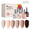 Nagelgel 7,5 ml 6/12 st/set Venalisagel nagellack set kit sommar neon uv led nagelkonst gel gelé semi permanent gummibas lack gel 231124