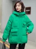 Women's Trench Coats Winter Women Short Parkas Jackets Casual Thick Warm Hooded Pattern Coat Female Outwear Loose Jacket ParkasWomen's