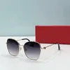 Nieuwe fashion design vlindervorm zonnebril 0401S metalen frame eenvoudige en populaire stijl high-end outdoor uv400 bescherming bril