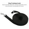 Dog Collars Black Training Leash Easy To Clean Stylish Adjustable Buckles Wide Application Lead