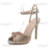 Chaussures habillées Maogu femmes sandales mode haute qualité chaussures de mariage femmes nouvelles perles goujons de luxe Peep Toe talons hauts boucle femme sandale 43 T231125